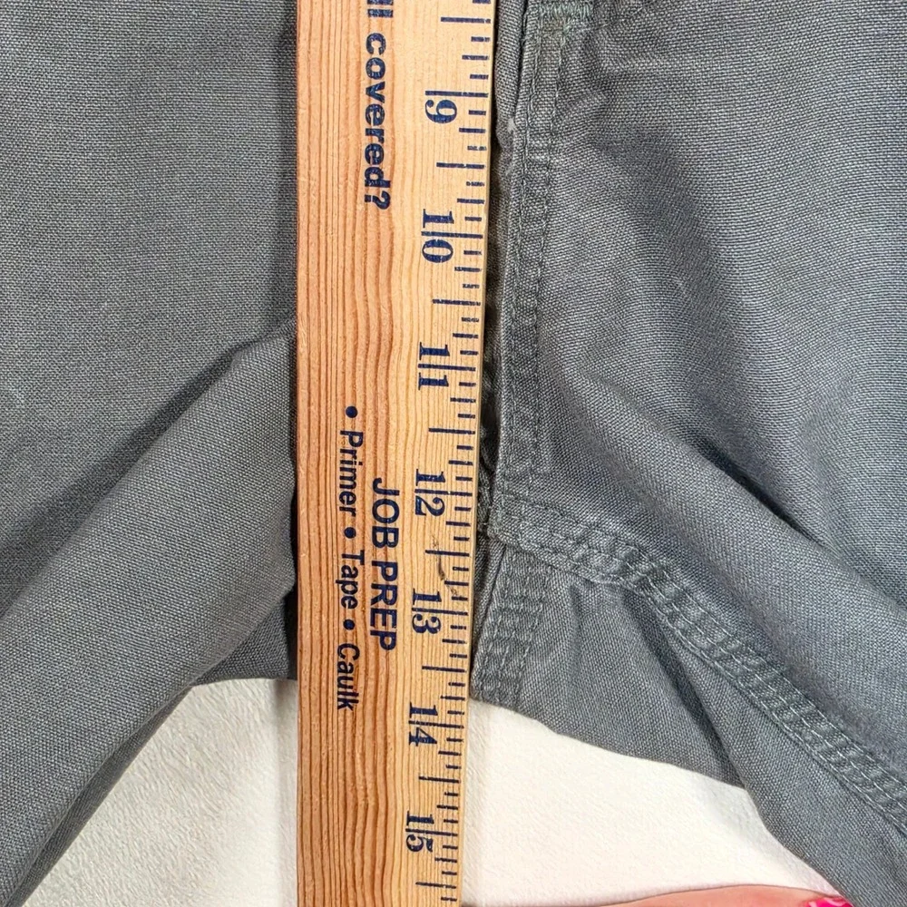 Carhartt Carpenter Shorts Mens 34 Gray Relaxed Fit Canvas Workwear Utility